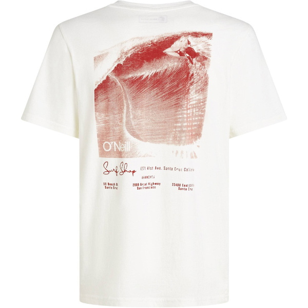 2025 O'Neill Mens O'Riginals Back Print T-Shirt 2850317 - Snow White